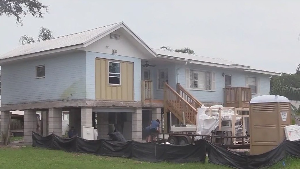 Raising homes to avoid hurricane flooding